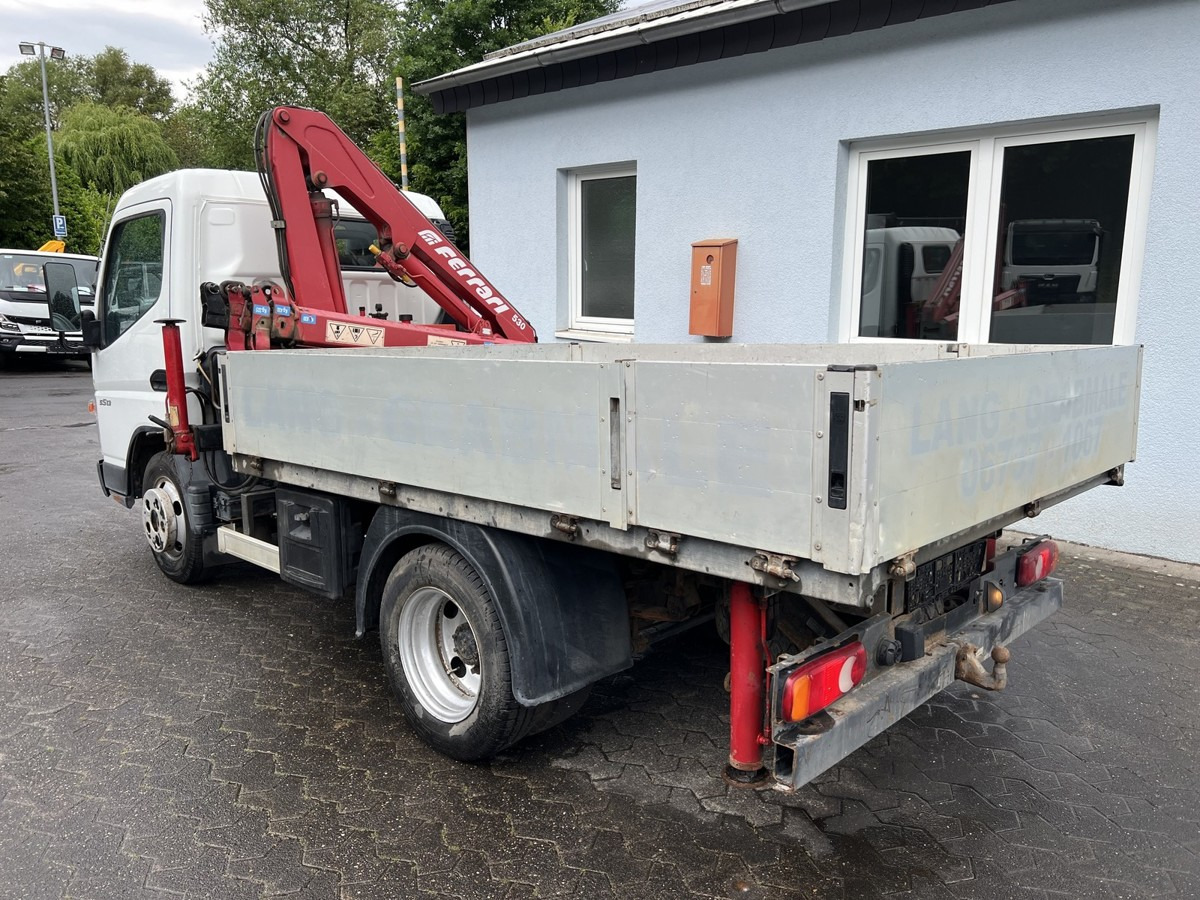 Camión multibasculante MITSUBISHI Canter 5S13 m. Ladekran Ferrari 530 3xhydr1xmech