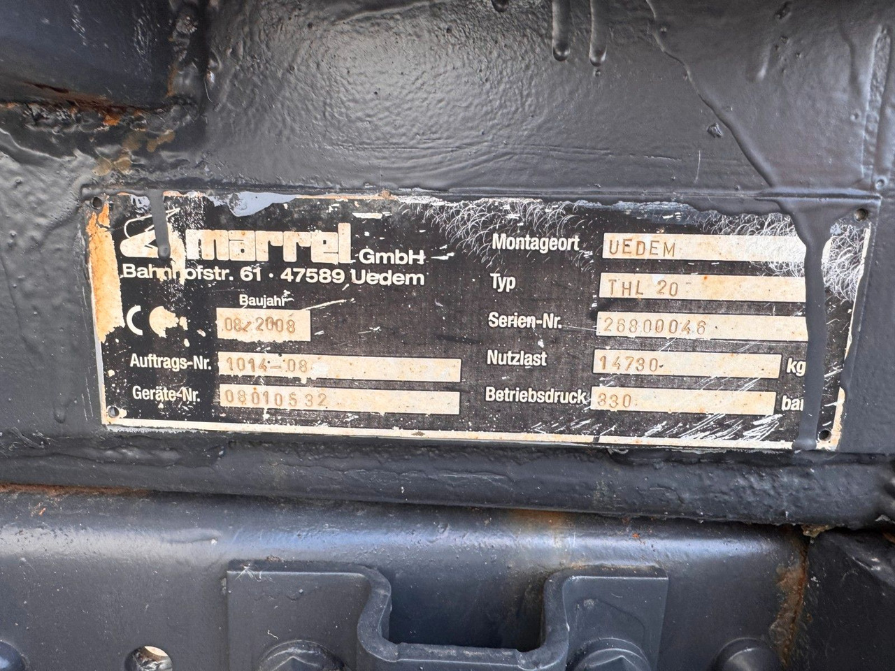 Camión multibasculante Marell Abrollkipperaufbau 3 Achser