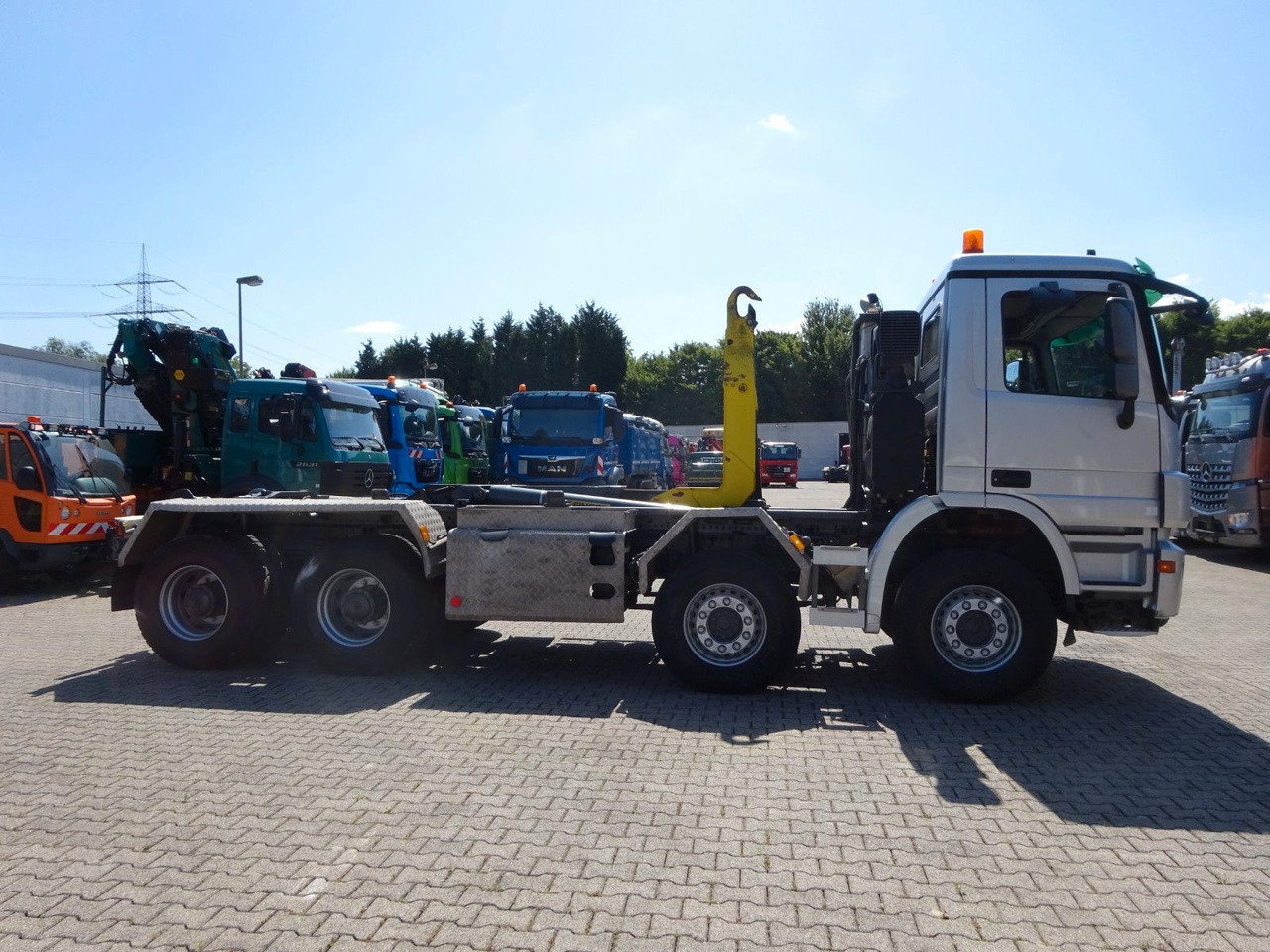 Camión multibasculante Mercedes-Benz 3244  Actros PALFINGER Abroller 8x4