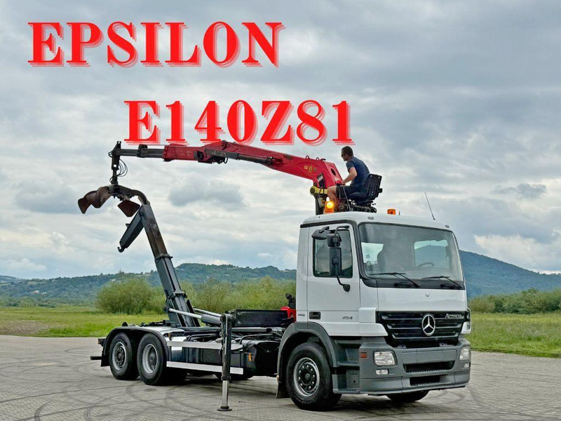 Camión multibasculante Mercedes-Benz ACTROS 2541 ABROLLKIPPER EPSILON E140Z81 TOP
