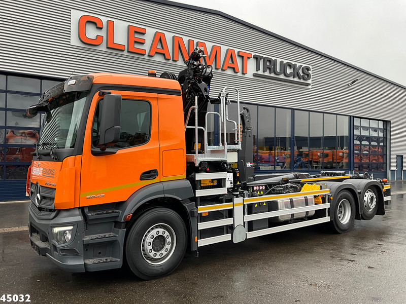 Camión multibasculante Mercedes-Benz ACTROS 2543 HMF 23 Tonmeter laadkraan