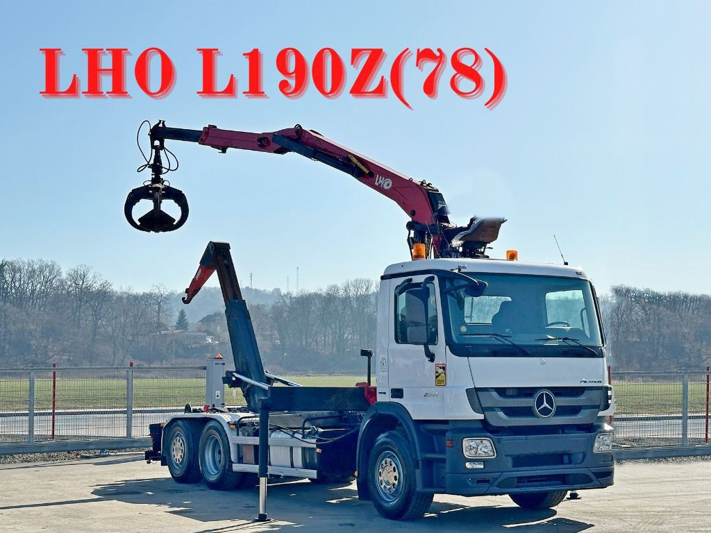 Camión multibasculante Mercedes-Benz ACTROS 2544 * ABROLLKIPPER * LHO L190Z(78) * TOP