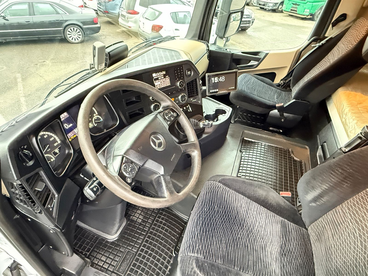Camión multibasculante Mercedes-Benz Actros 2542 Abrollkipper mit Container