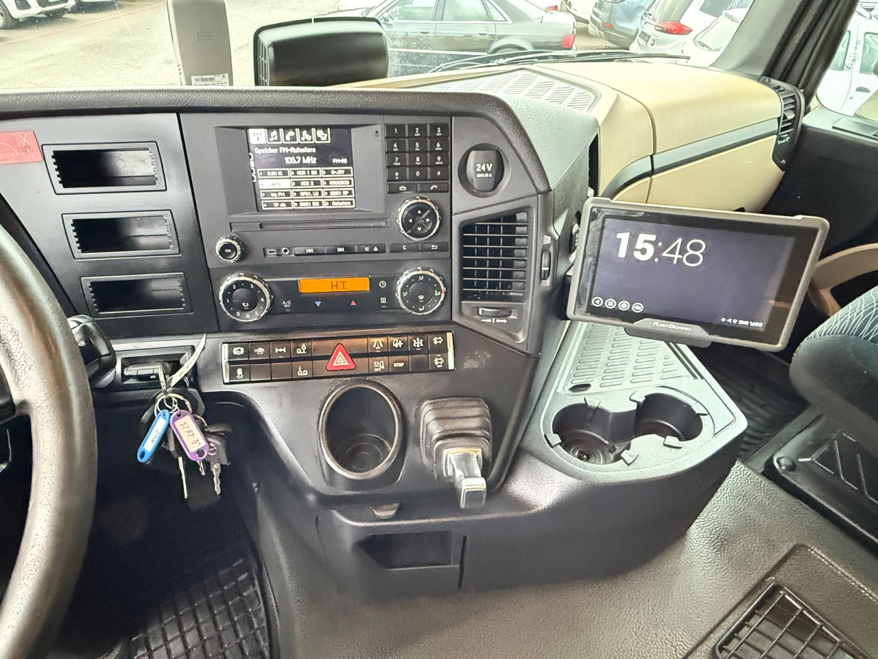 Camión multibasculante Mercedes-Benz Actros 2542 Abrollkipper mit Container