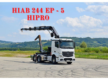 Camión multibasculante Mercedes-Benz Actros 2545 * HIAB 244 EP-5HIPRO/FUNK * TOP 