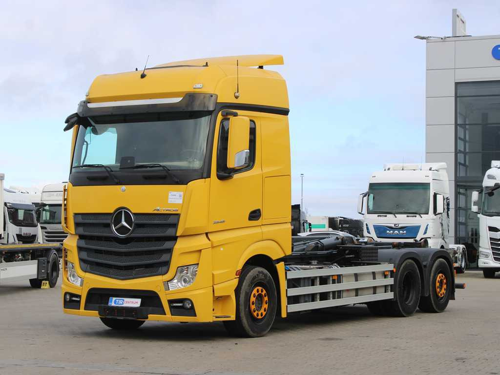 Camión multibasculante Mercedes-Benz Actros 2548, 6X2, EURO 6, RETARDER, INDEPENDENT AIR CONDITIONING, NAVIGATION