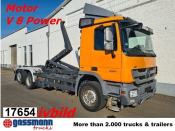 Camión multibasculante Mercedes-Benz Actros 2551L/6x2,Meiller, Lenk-Liftachse V 8
