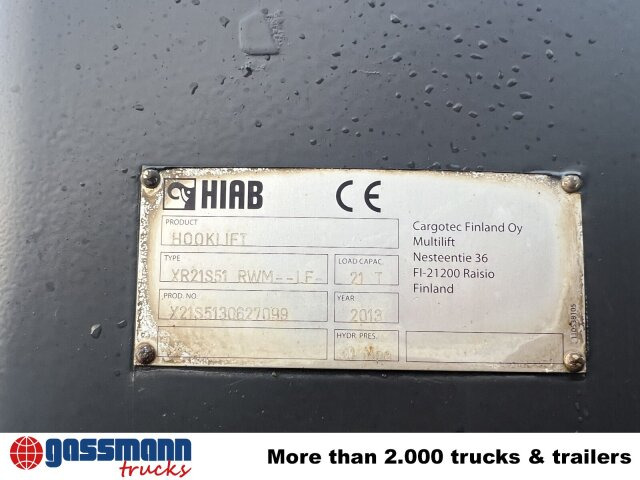 Camión multibasculante Mercedes-Benz Actros 2644/48 K 6x4, Hiab Multilift