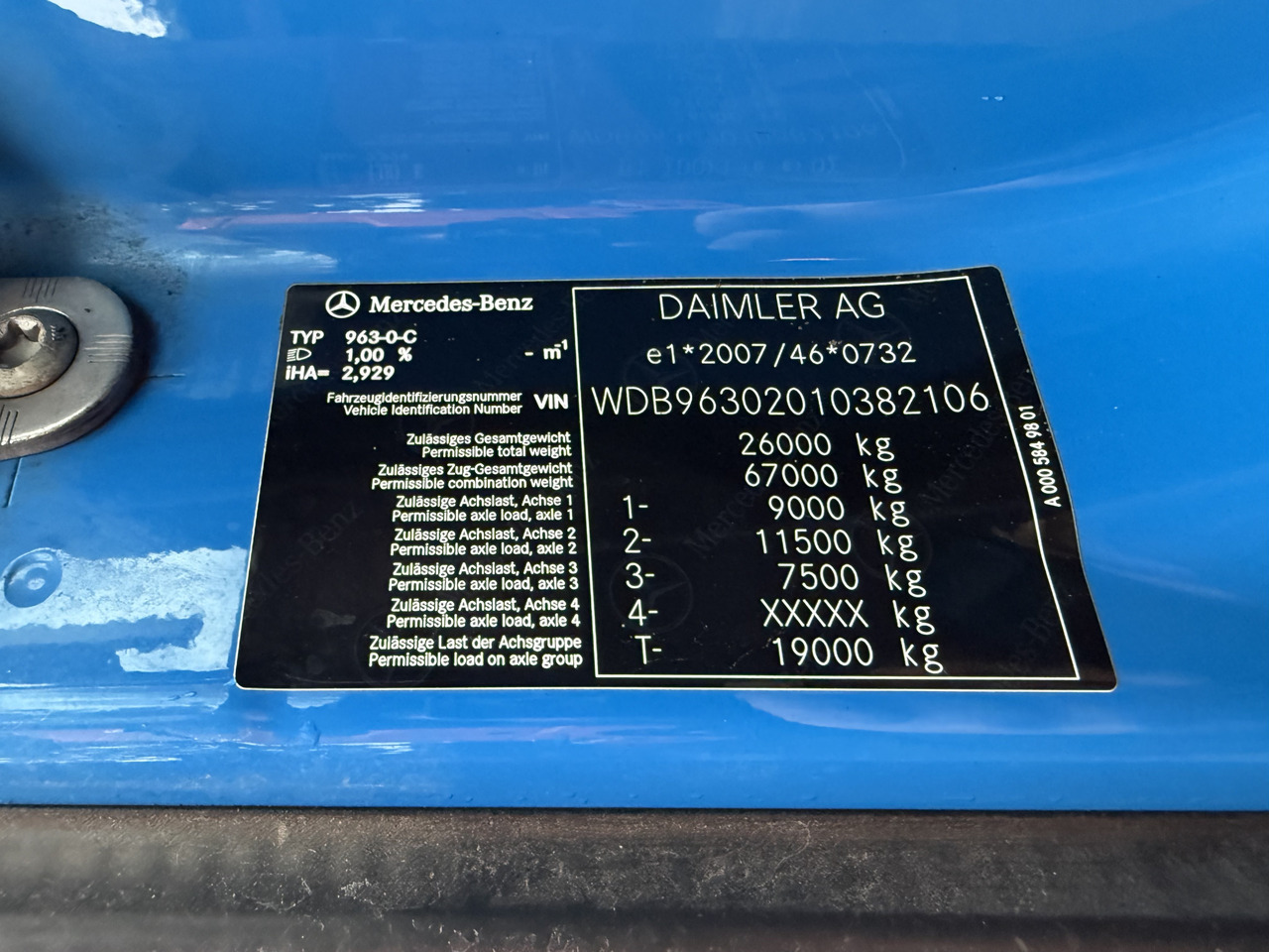 Camión multibasculante Mercedes-Benz Actros MP5 2546 6X2 Meiller RS21