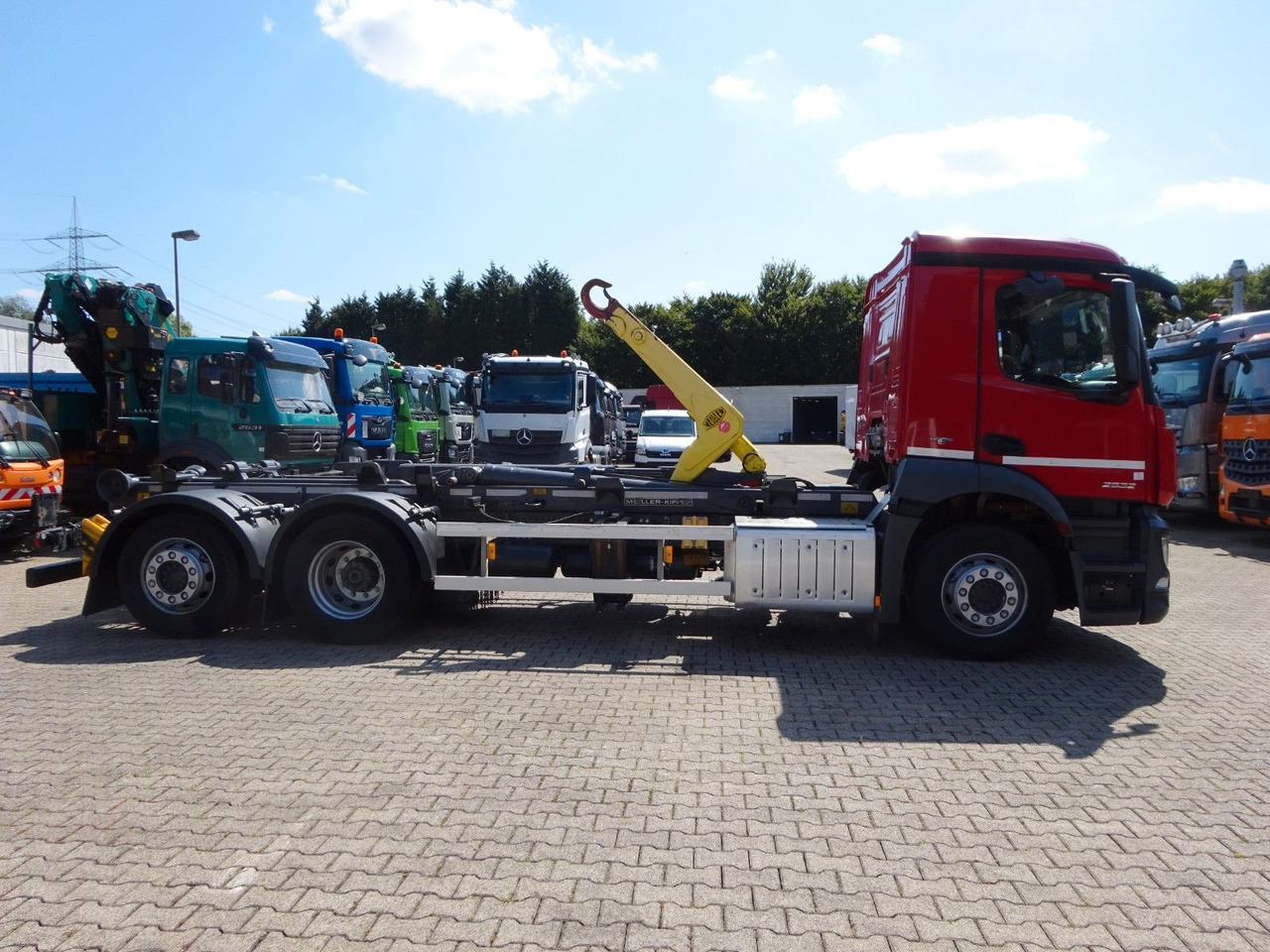 Camión multibasculante Mercedes-Benz Antos 2532 MEILLER Abroller Lift+Lenkachse 6x2