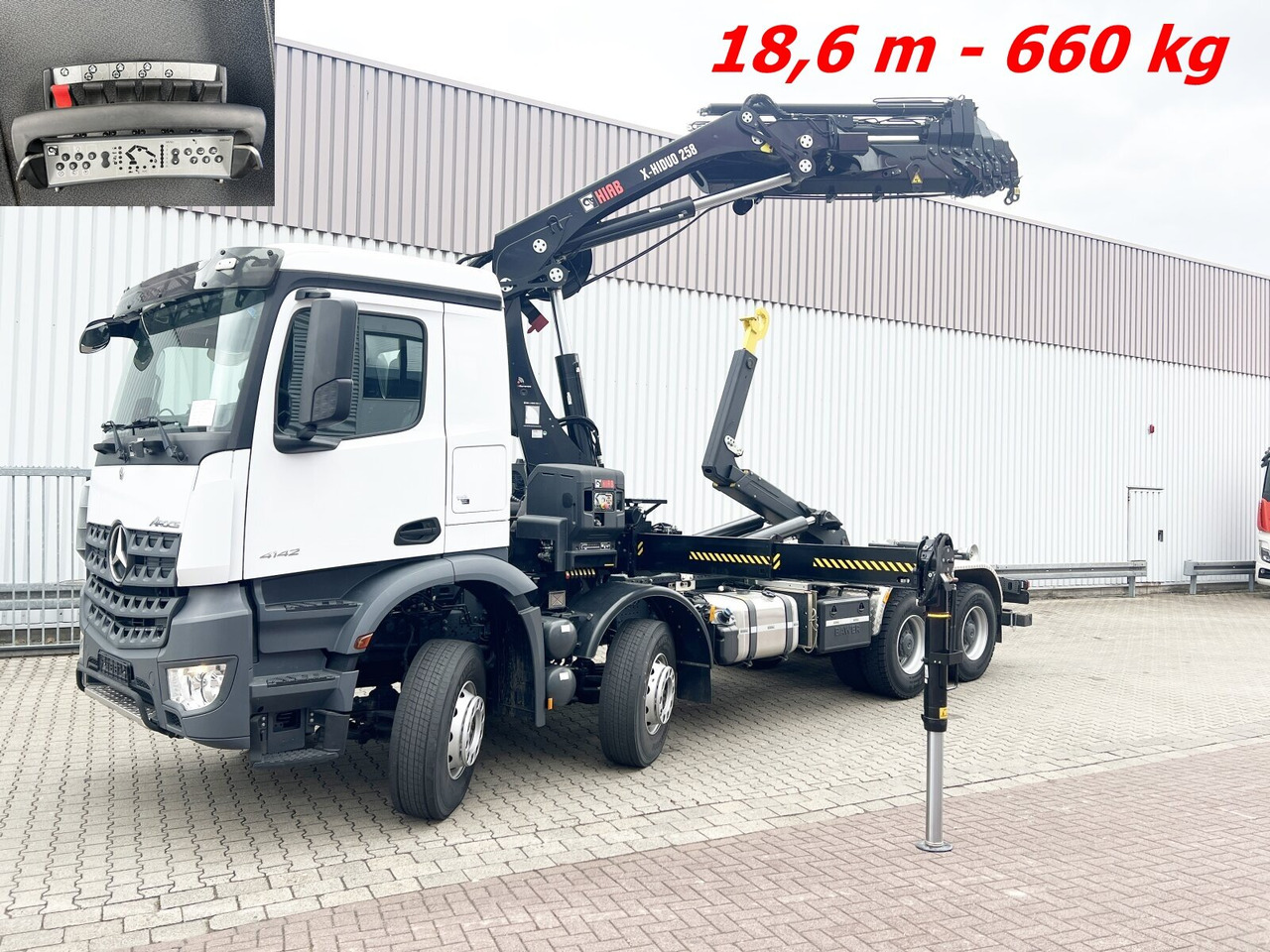 Camión multibasculante Mercedes-Benz Arocs 4142 B 8x4/4 Arocs 4142 B 8x4/4, Grounder, Funk