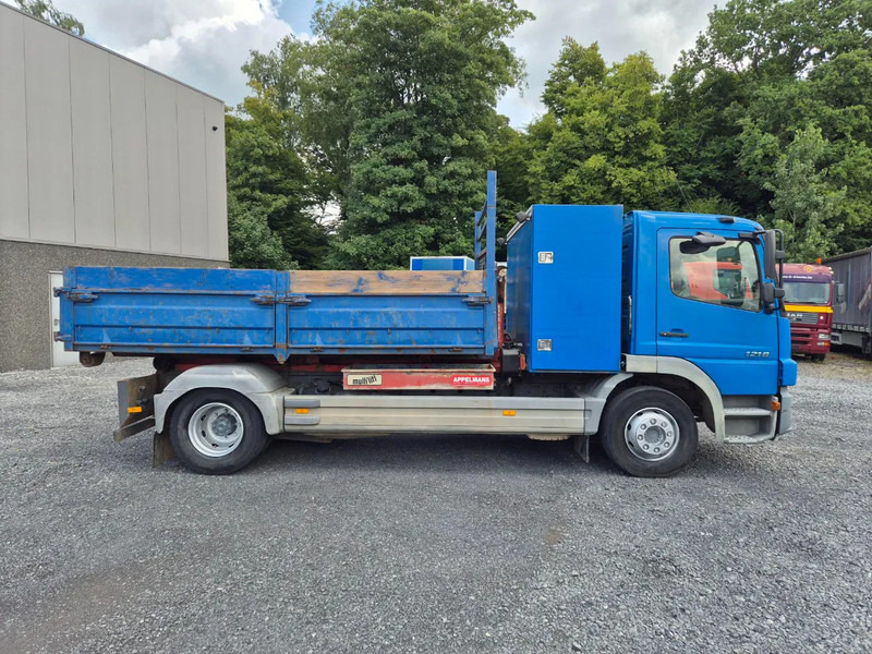 Camión multibasculante Mercedes-Benz Atego 1218 HOOK SYSTEM + CONTAINER INCLUDED (!)