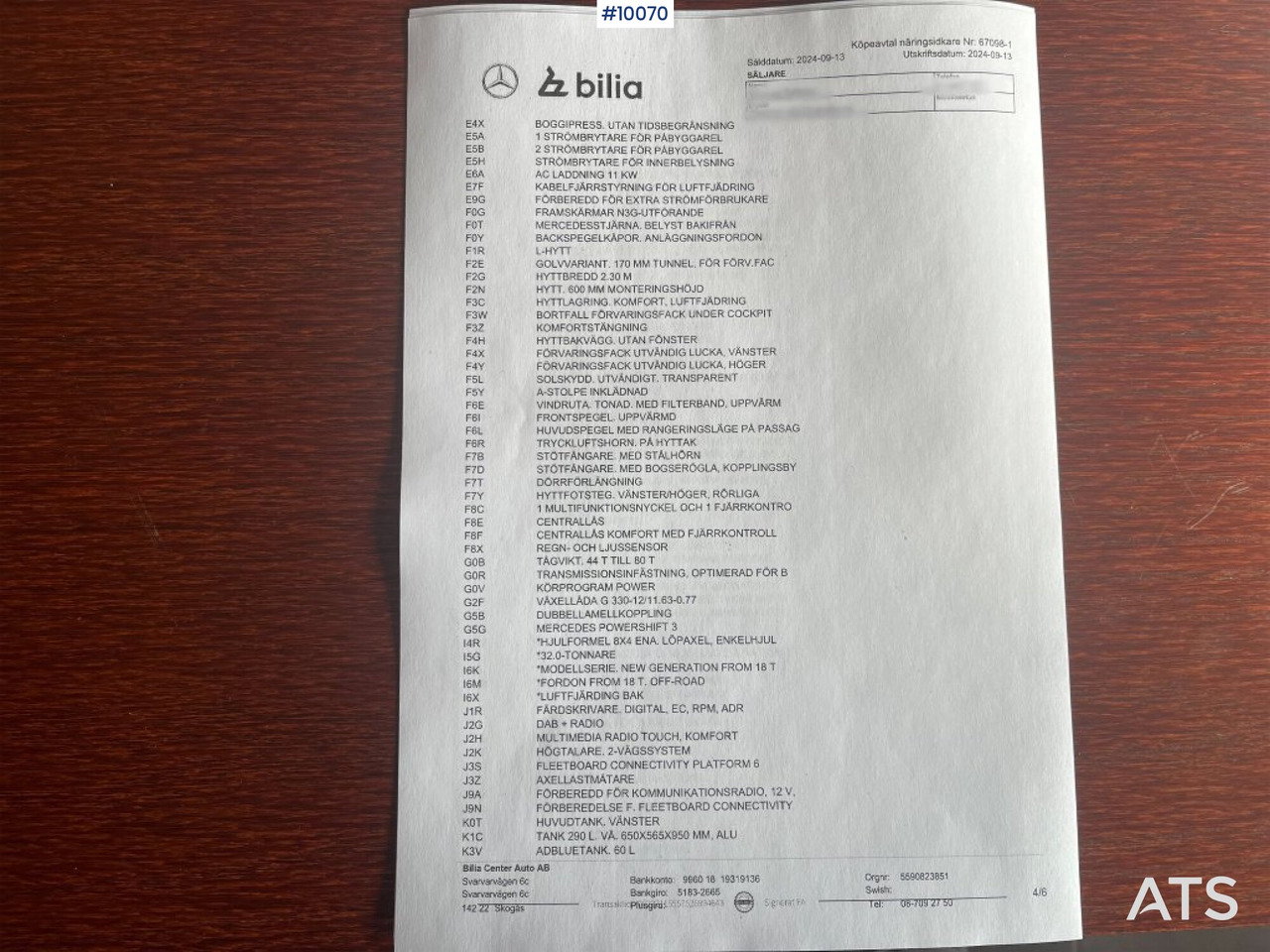 Camión multibasculante Mercedes Benz Complete Snow Plow Truck