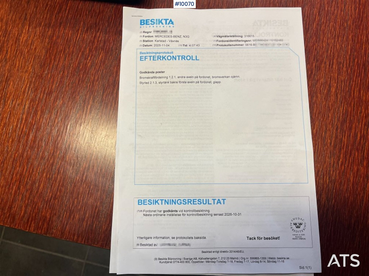 Camión multibasculante Mercedes Benz Complete Snow Plow Truck