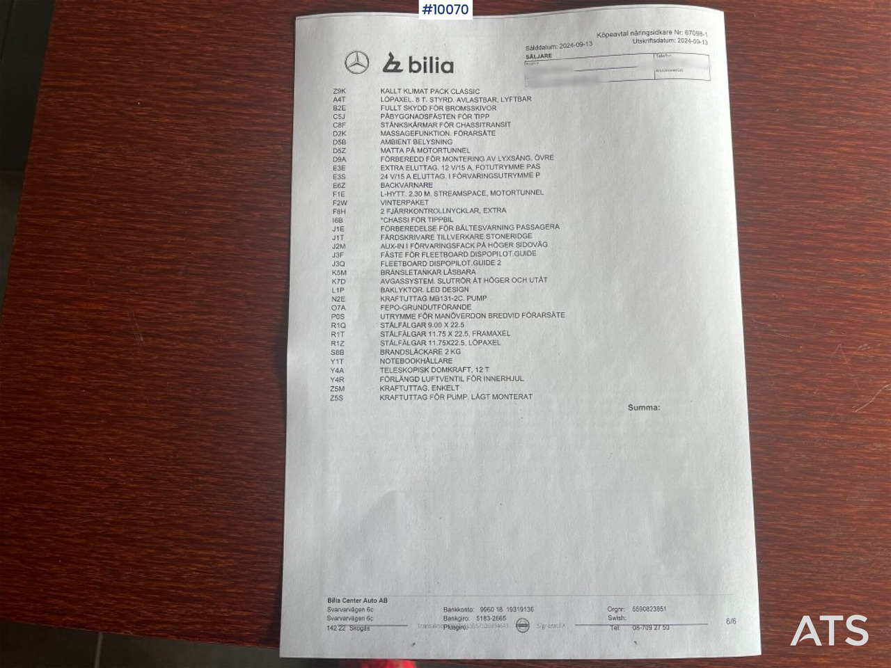 Camión multibasculante Mercedes Benz Complete Snow Plow Truck