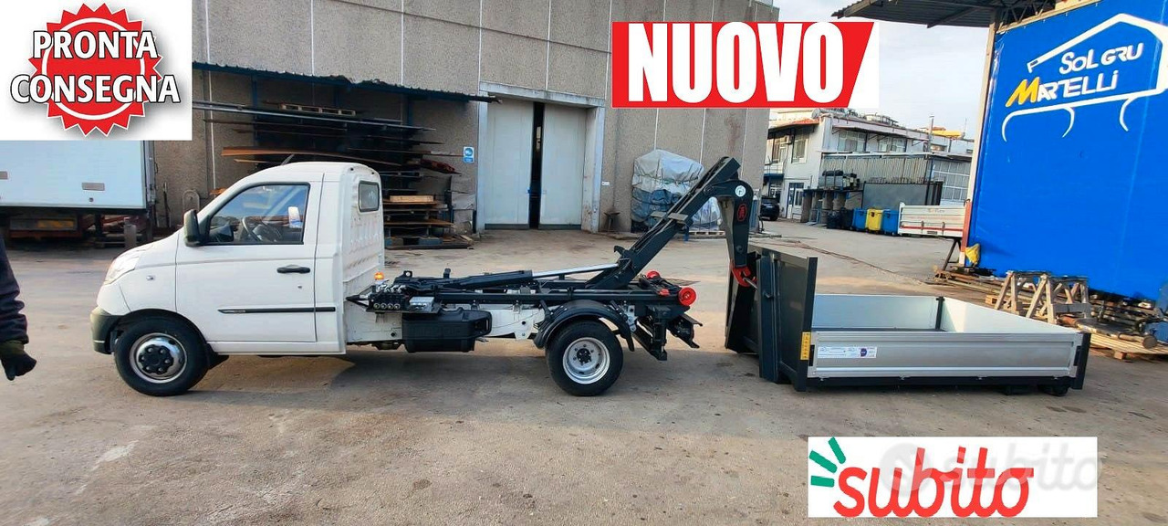 Camión multibasculante Piaggio PORTER Nuovo Patente B CON SCARRABILE