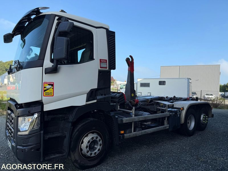 Camión multibasculante Renault C430 boite automatique polybenne ampliroll dalby - 446800KM - 2014