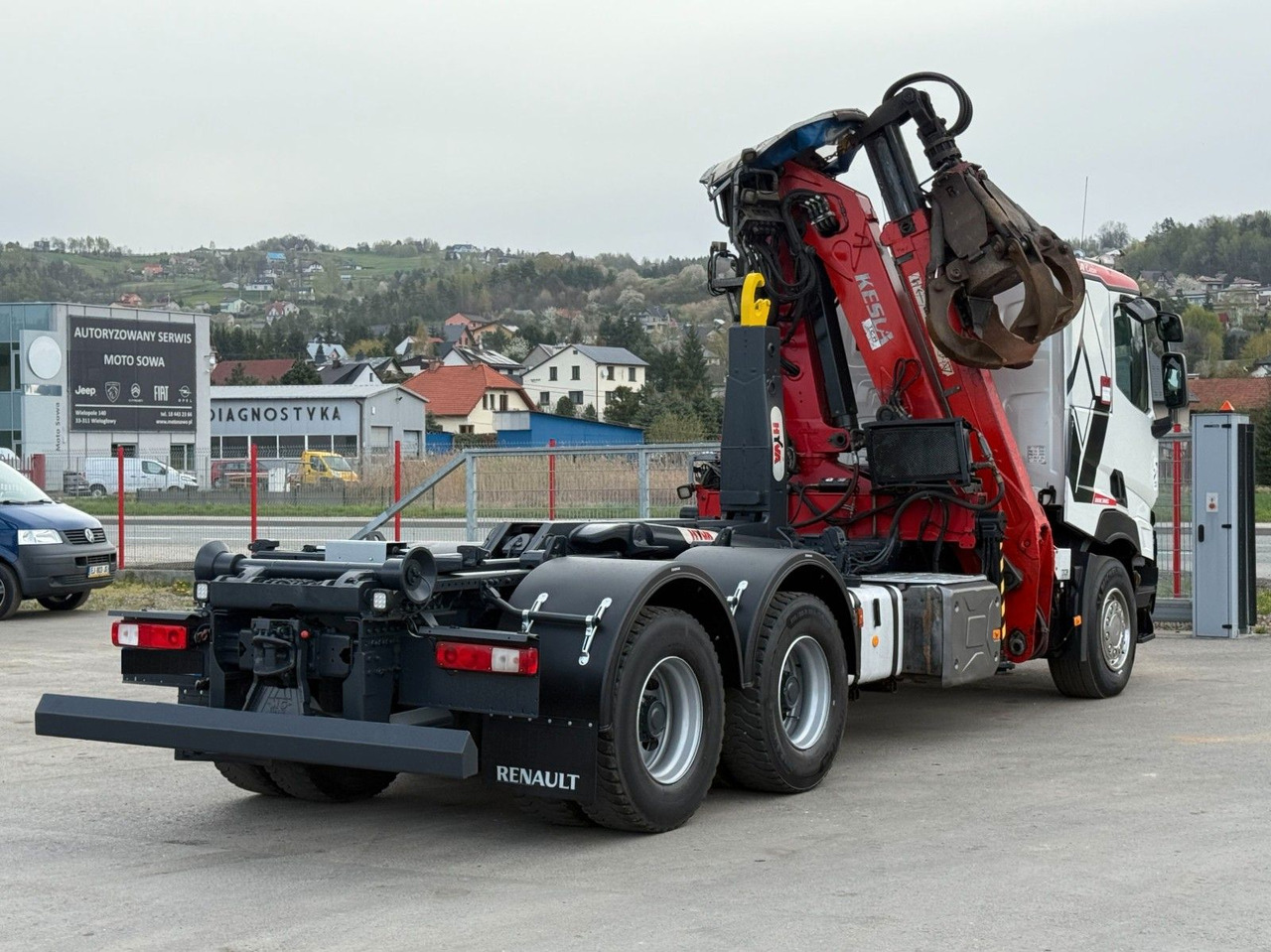 Camión multibasculante Renault C520 * ABROLLKIPPER 4,80 m * KESLA * 6x4!