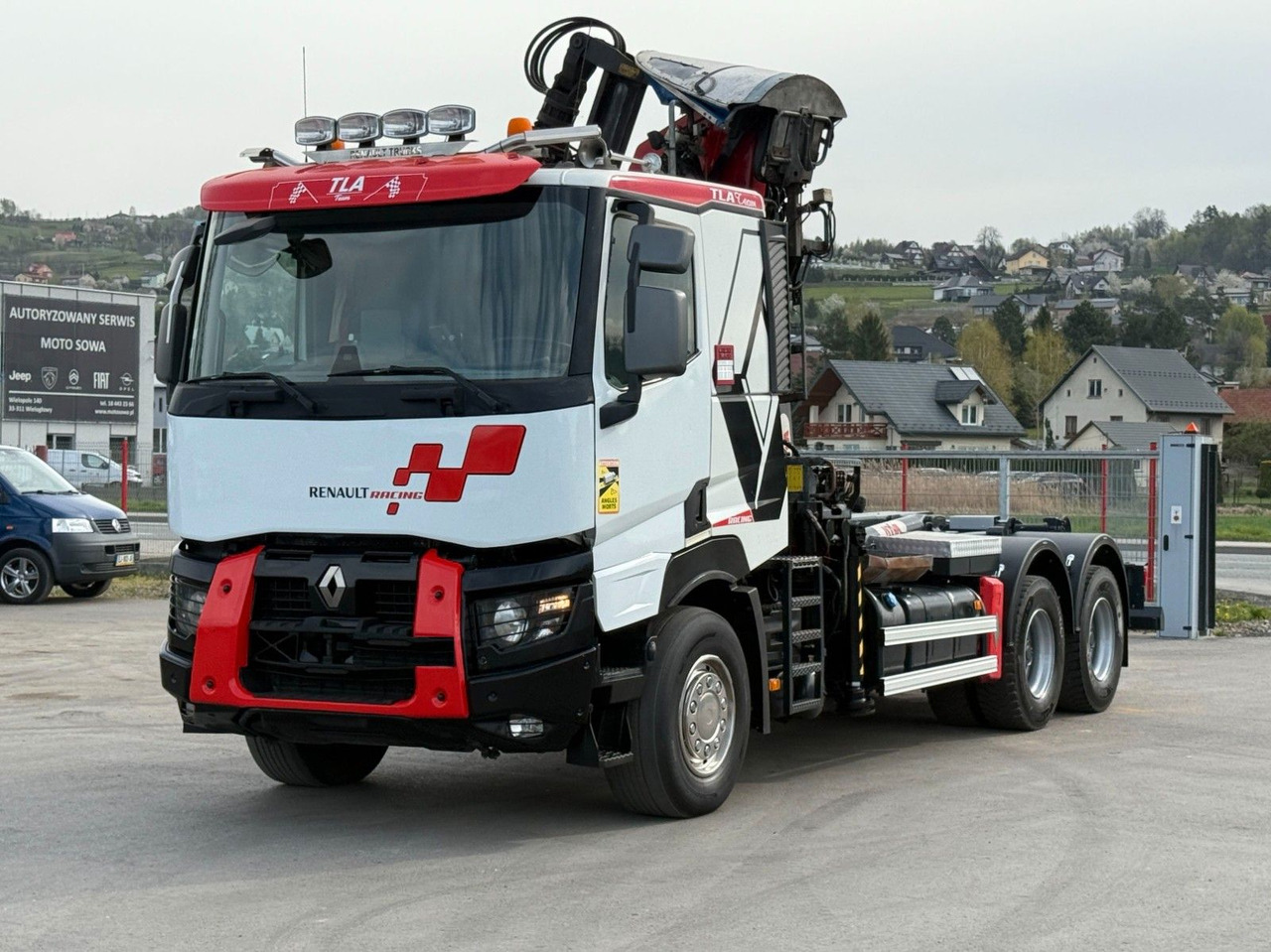 Camión multibasculante Renault C520 * ABROLLKIPPER 4,80 m * KESLA * 6x4!