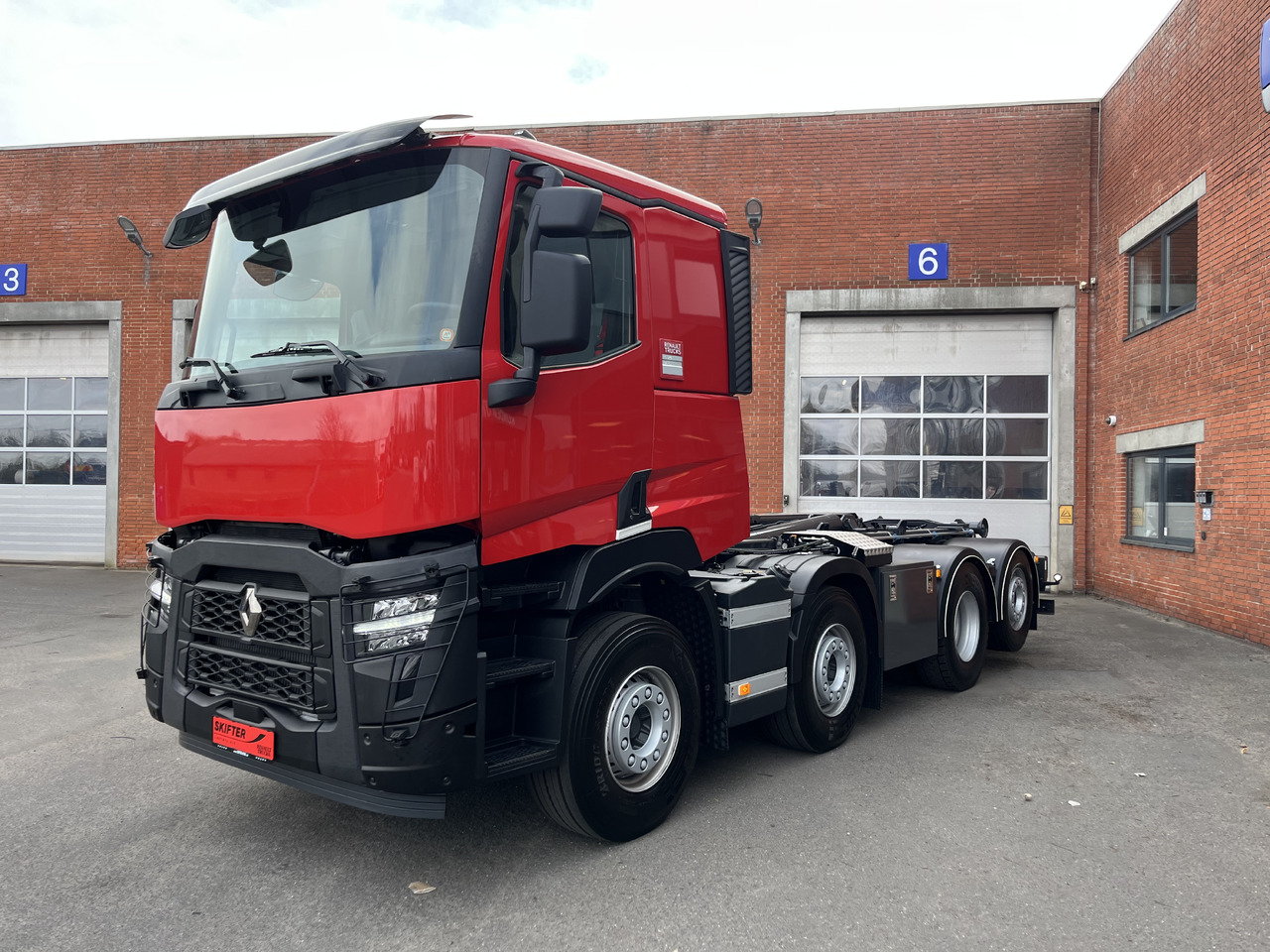 Camión multibasculante Renault C 520 8x2