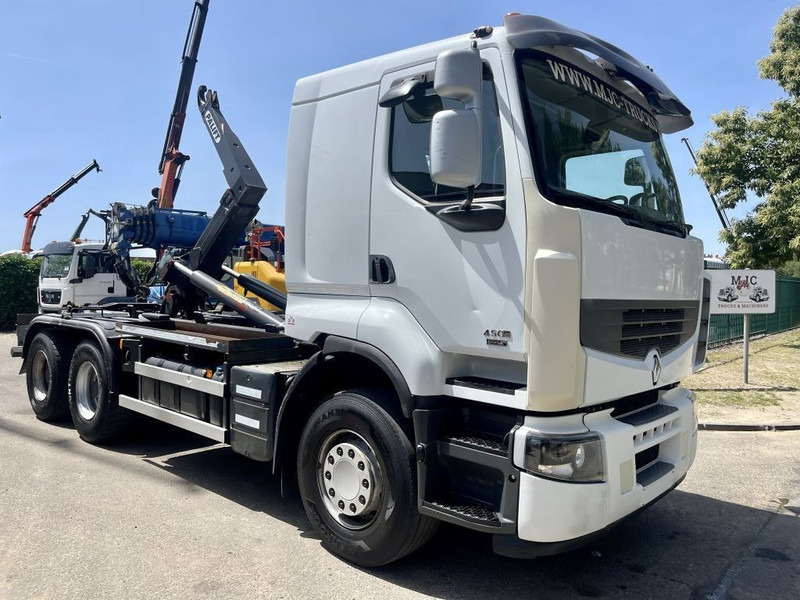 Camión multibasculante Renault Lander 450 DXI EURO 5 - 6x4 - 20T PALLIFT HAAKSYSTEEM / ABROLLKIPPER / GANCHO / PORTE CONTAINER - BLATT / AP ACHSEN - BE TRUCK