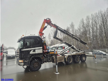 Camión multibasculante SCANIA 124 8x6 Palfinger 35000