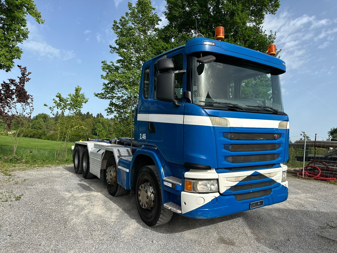 Camión multibasculante SCANIA G450 8x4 Abrollkipper