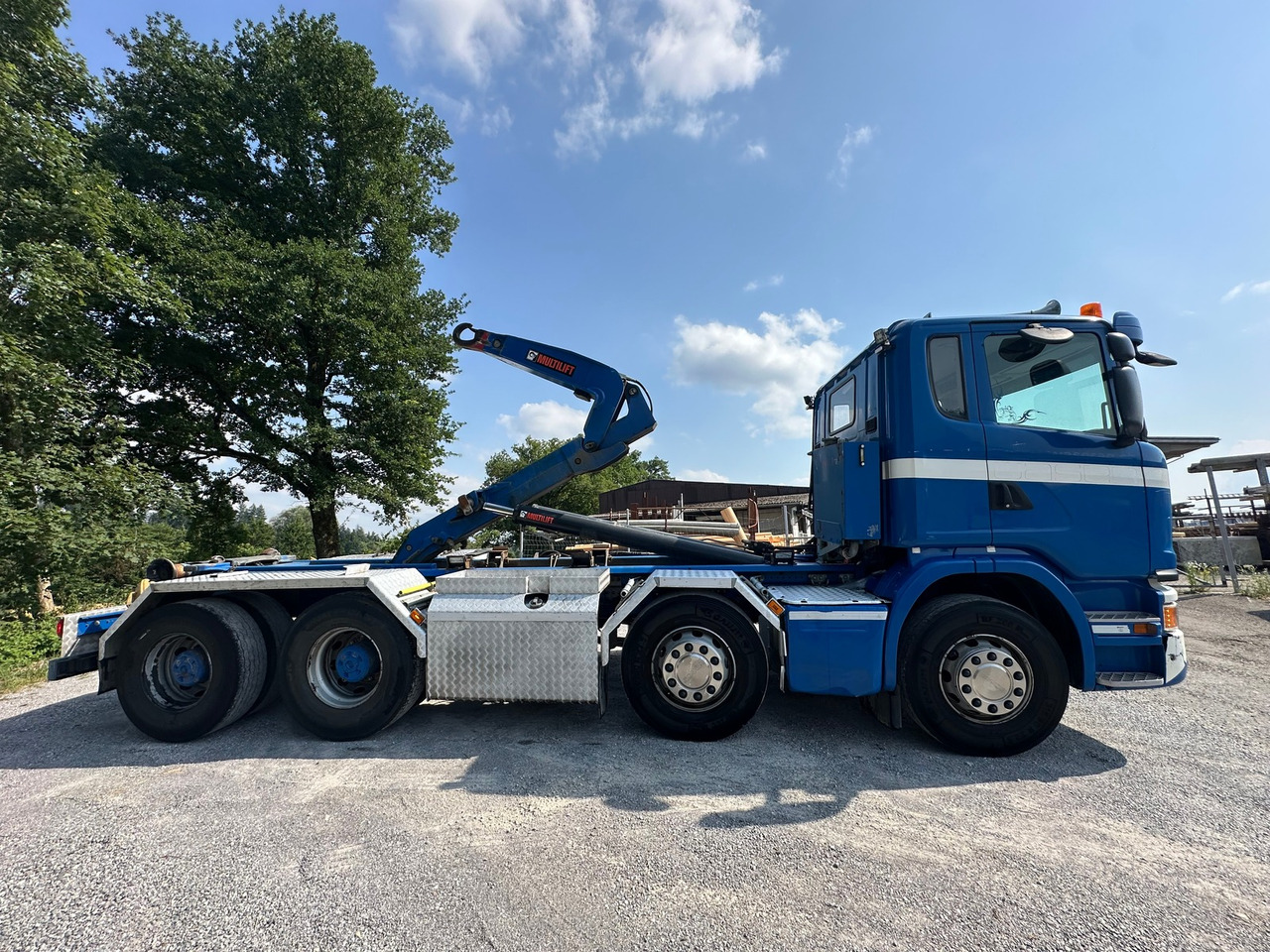 Camión multibasculante SCANIA G450 8x4 Hiab