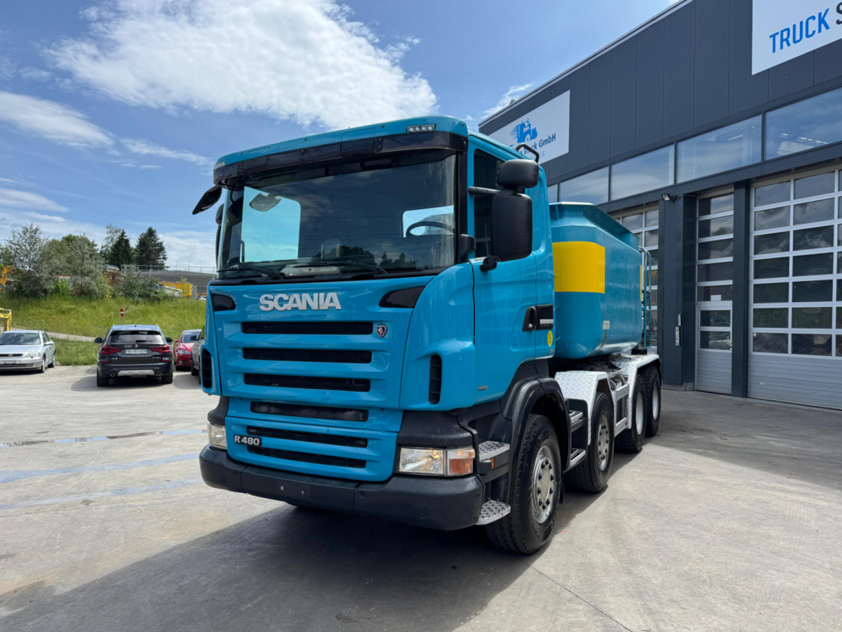 Camión multibasculante SCANIA R480 8x4 Moser 16m3