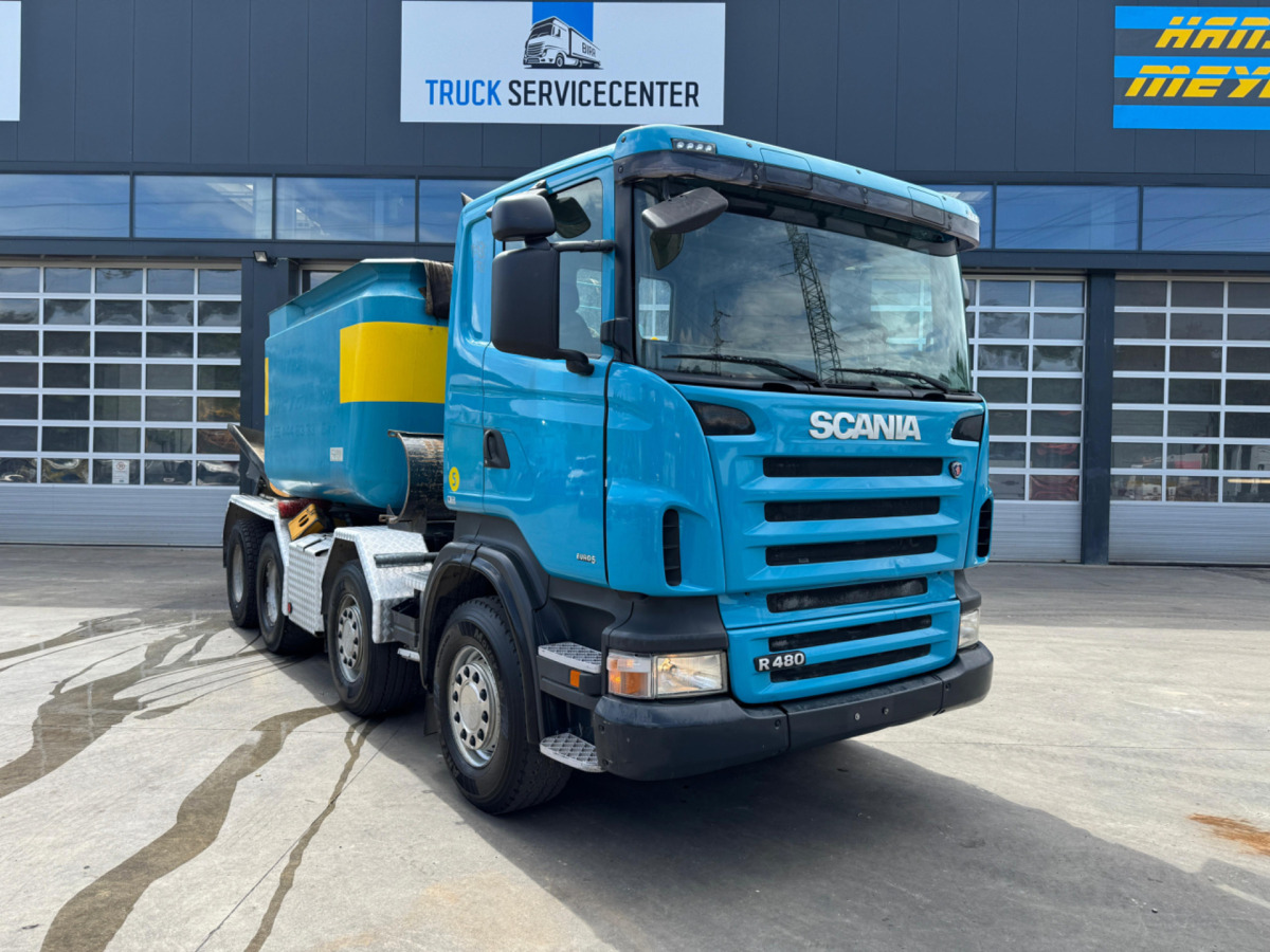Camión multibasculante SCANIA R480 8x4 Moser 16m3