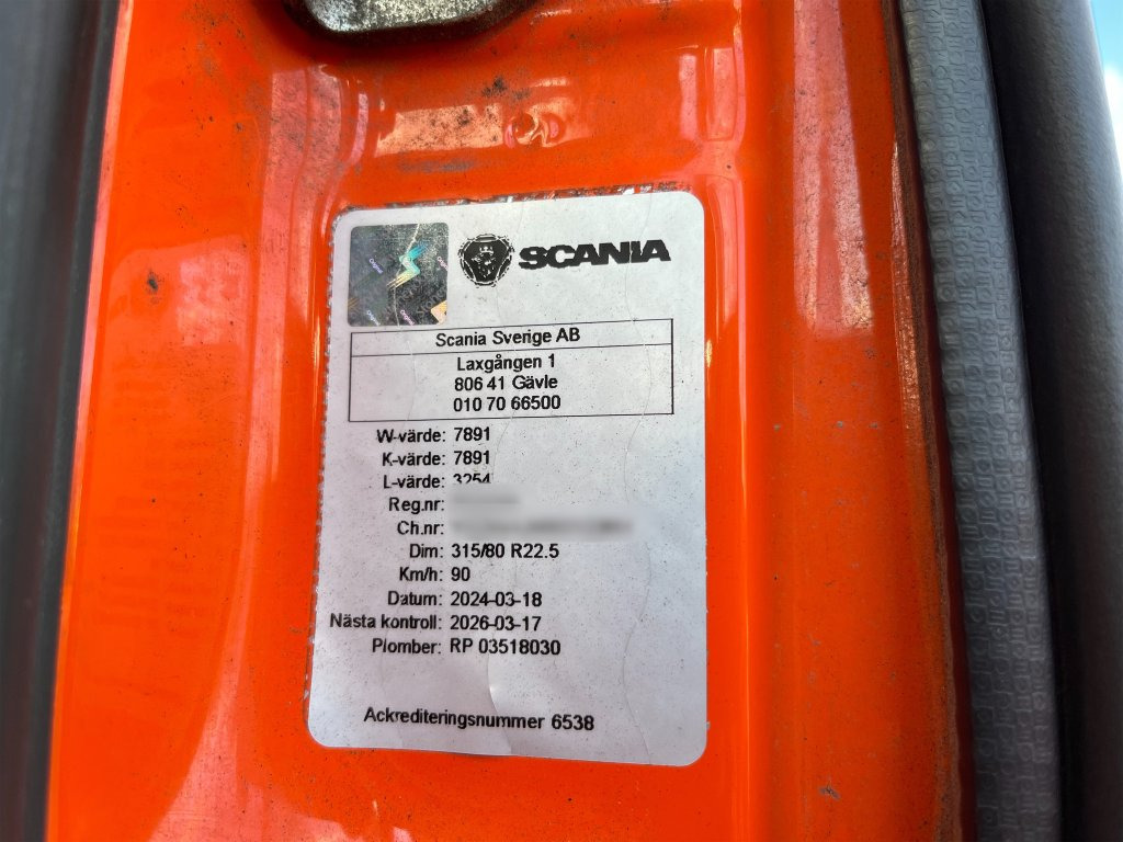 Camión multibasculante SCANIA R490LB6x2*4