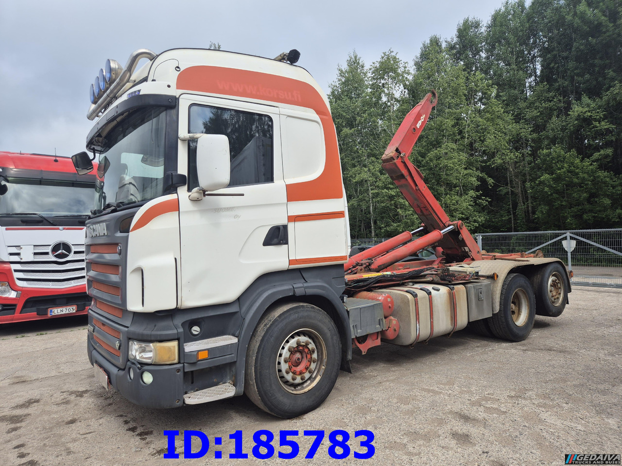 Camión multibasculante SCANIA R500 6x2 Hook lift