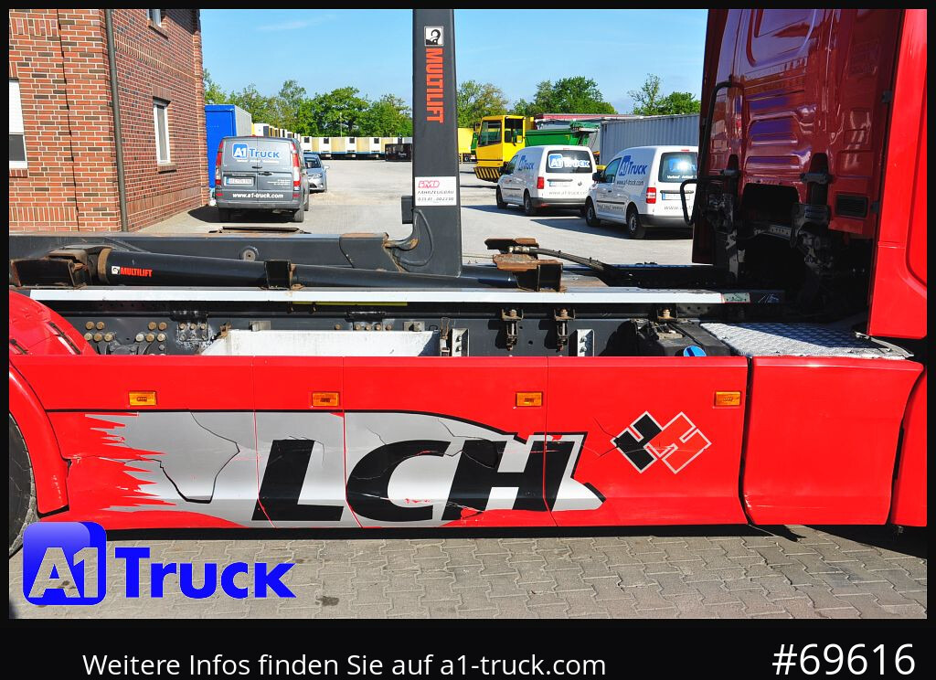 Camión multibasculante SCANIA R500, Abrollkipper, HIAB, Lift-Lenkachse,