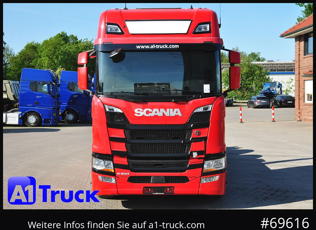 Camión multibasculante SCANIA R500, Abrollkipper, HIAB, Lift-Lenkachse,