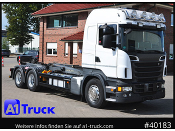 Camión multibasculante SCANIA R500, V8,,  Meiller, Liftachse,