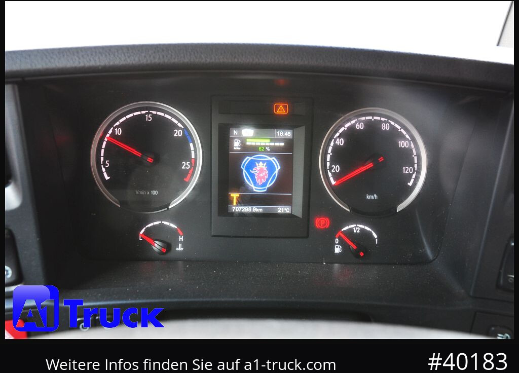 Camión multibasculante SCANIA R500, V8,, Meiller, Liftachse,