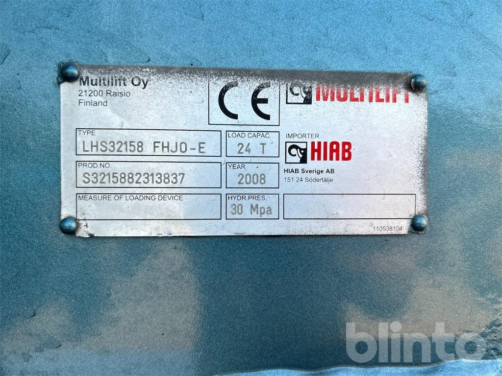 Camión multibasculante SCANIA R560LB 8X4 med HIAB 24T krok