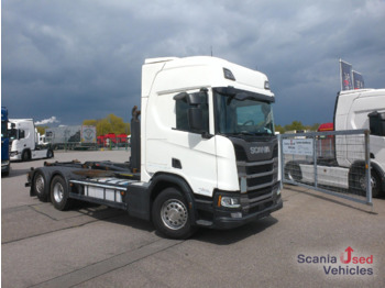 Camión multibasculante SCANIA R 450 B6x2*4NA HIAB Abroller HU neu!!!!