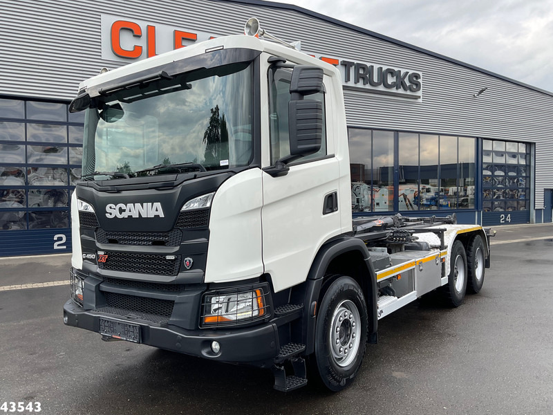 Camión multibasculante Scania G 450 6x4 AJK 20 Ton haakarmsysteem