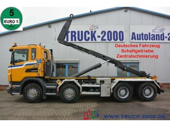 Camión multibasculante Scania G 480 8x4 Knick-Schub Haken 24 Tonnen Retarder