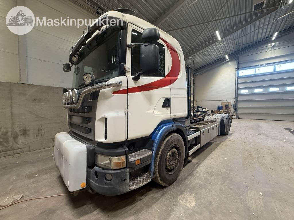 Camión multibasculante Scania Lastväxlare