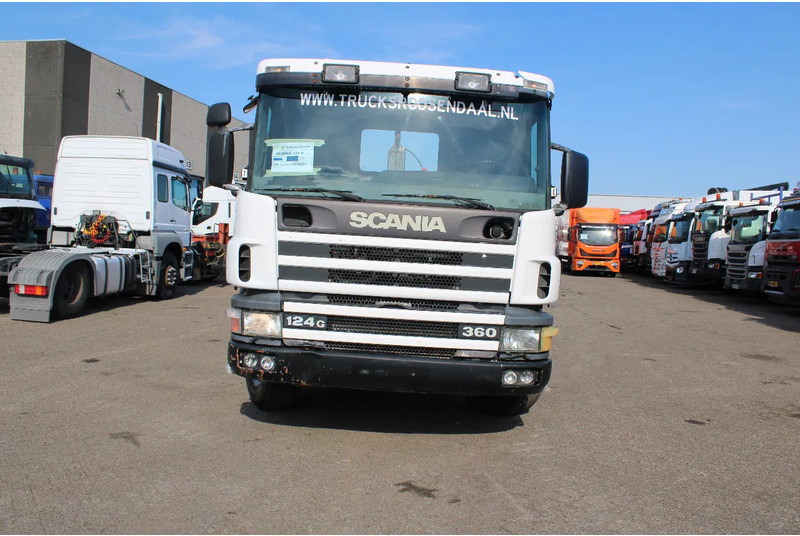 Camión multibasculante Scania P124-360 + HOOK + 6X2 + MANUAL + EURO 2