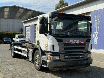 Camión multibasculante Scania P280 4x2 Abrollkipper Palfinger Knickhaken T15A