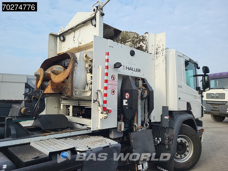Camión multibasculante Scania P280 6X2 NL-Truck Allison Retarder Lift+Lenkachse Haller SeitenLader