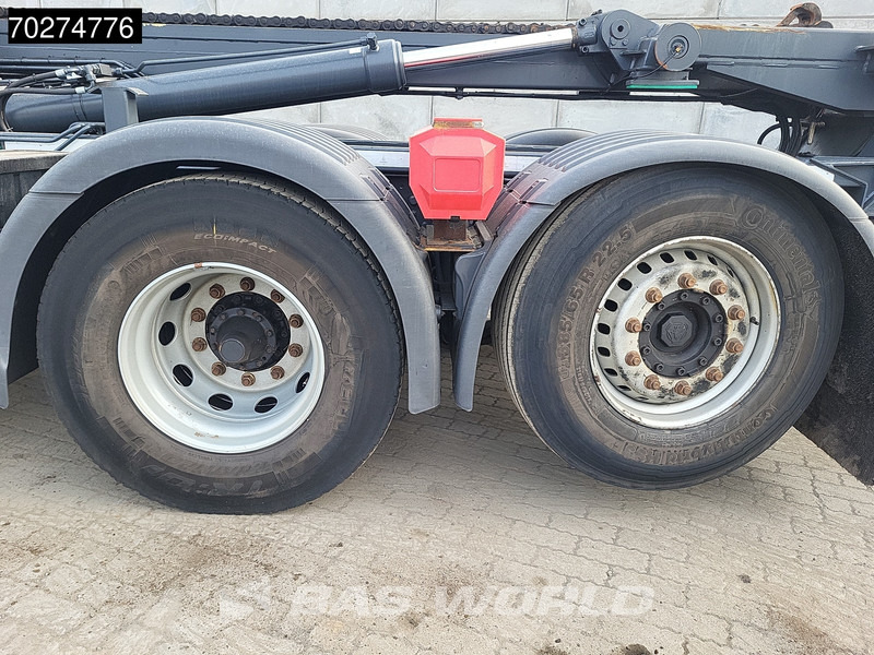 Camión multibasculante Scania P280 6X2 NL-Truck Allison Retarder Lift+Lenkachse Haller SeitenLader