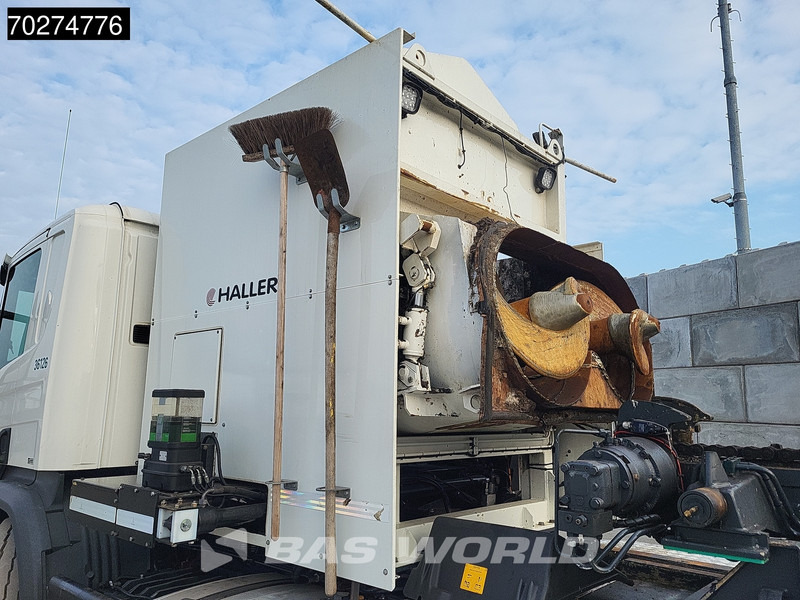 Camión multibasculante Scania P280 6X2 NL-Truck Allison Retarder Lift+Lenkachse Haller SeitenLader