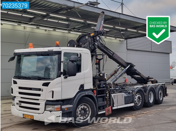 Camión multibasculante Scania P360 8X2 NL-Truck Hiab 211 E -3 HIPRO Kran 3-Pedals Euro 5