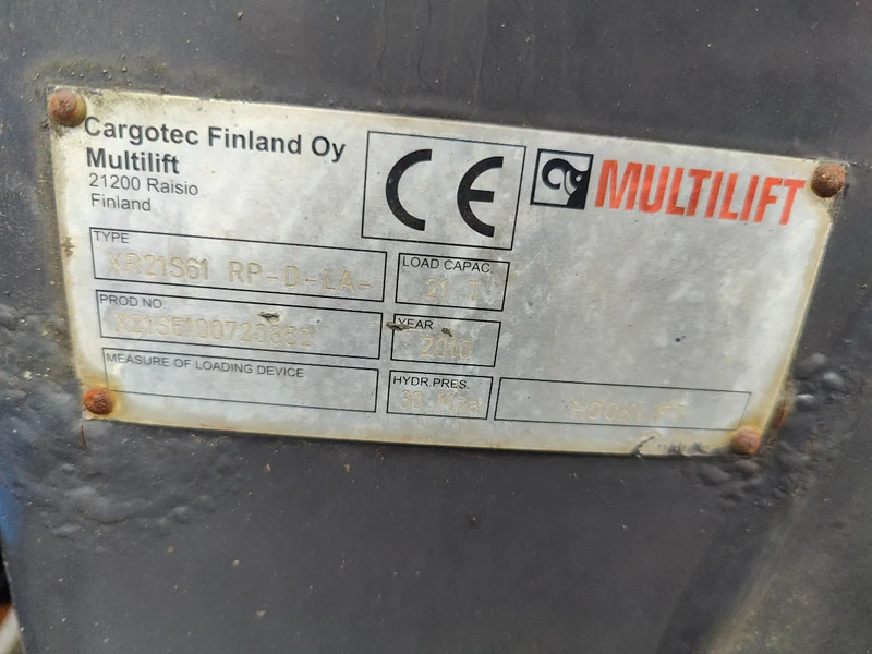 Camión multibasculante Scania P360 8x2 Tridem container Crane HIAB 244