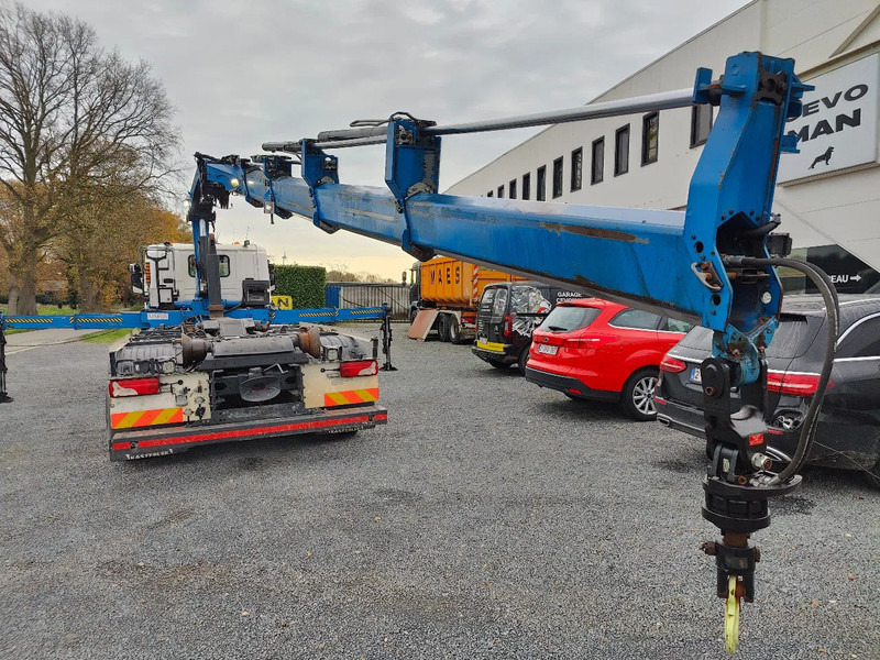 Camión multibasculante Scania P360 8x2 Tridem container Crane HIAB 244