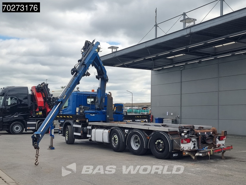 Camión multibasculante Scania P380 8X2 Hiab 211 EP-3 HIPRO Kran VDL S-20-6200 Lift-Lenkachse Euro 5
